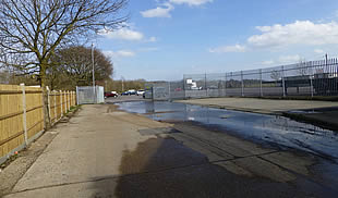 Fenced and gated transport Yard TO LET in Kent