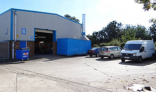 Unit 6 with yard and parking