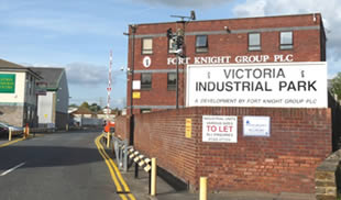 Entrancve to Victoria Industrial Park, Dartford